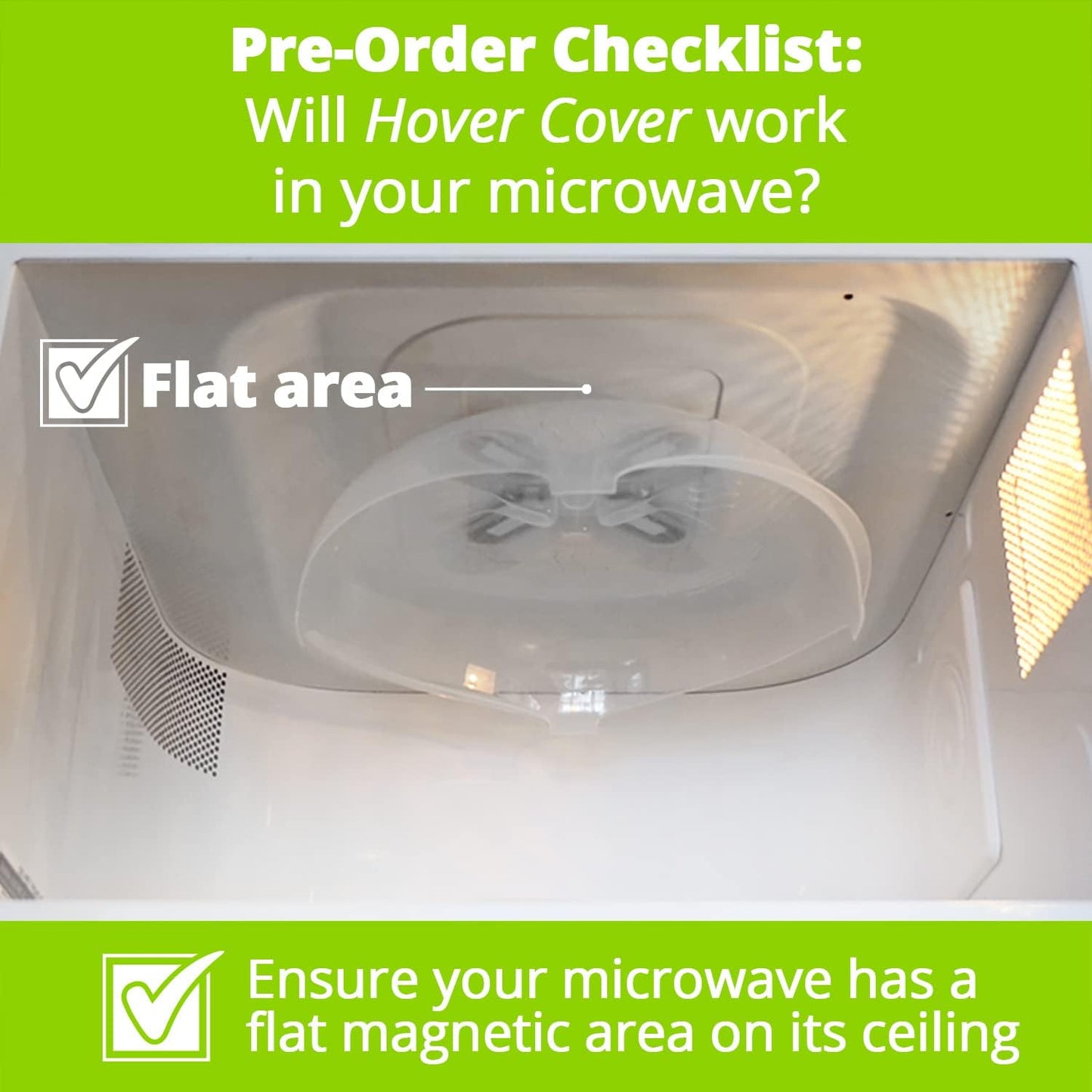 Beazonbazaar Magnetic Splatter Cover That Stores Inside Your Microwave