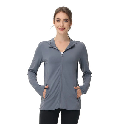 🎖️Women's Lightweight Long-Sleeved Sunscreen Hoodie Jacket