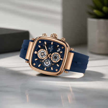REWARD Men's Luminous Quartz Silicone Watch