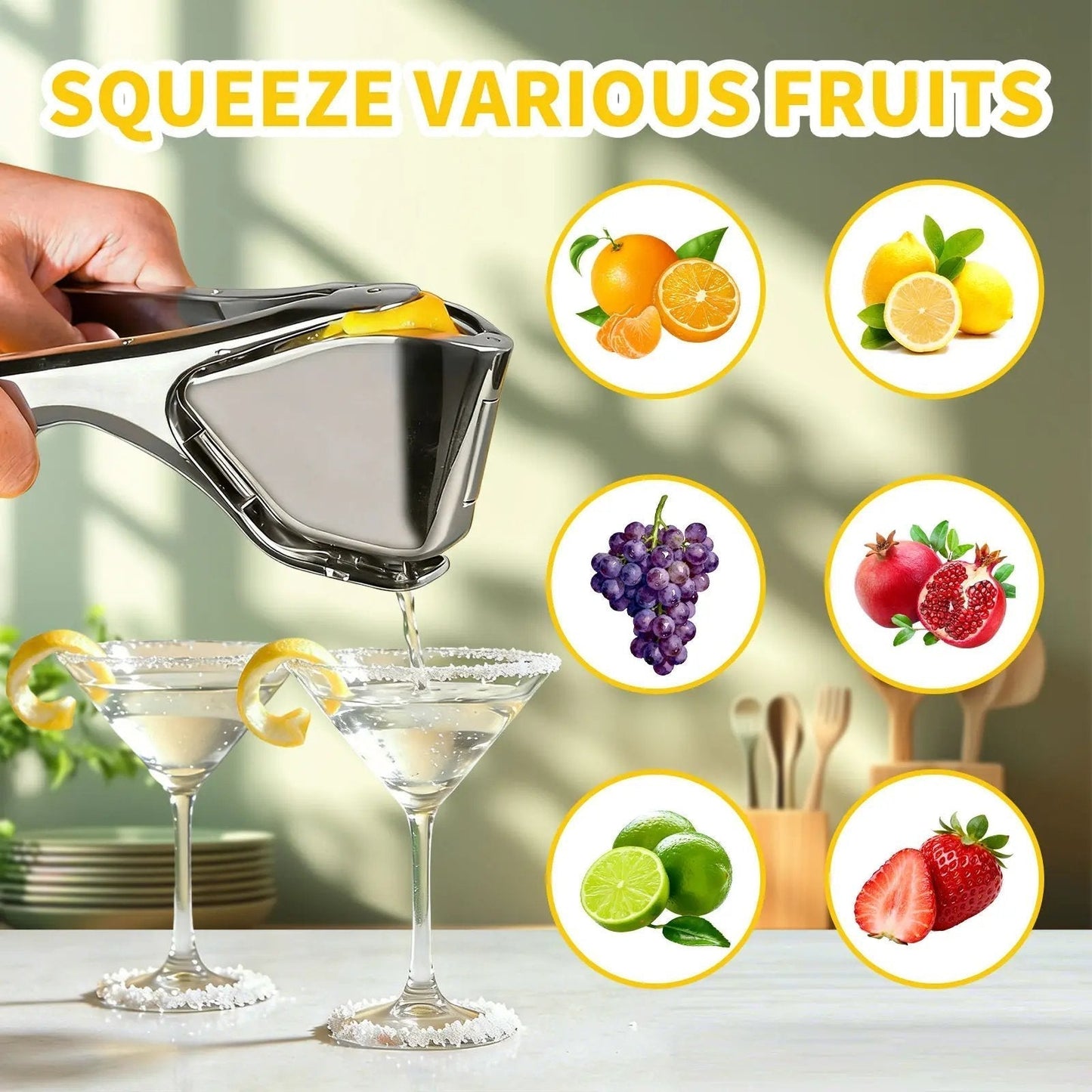 Citrus Squeezer | Stainless Steel or PP🍋