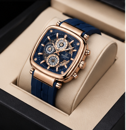 REWARD Men's Luminous Quartz Silicone Watch